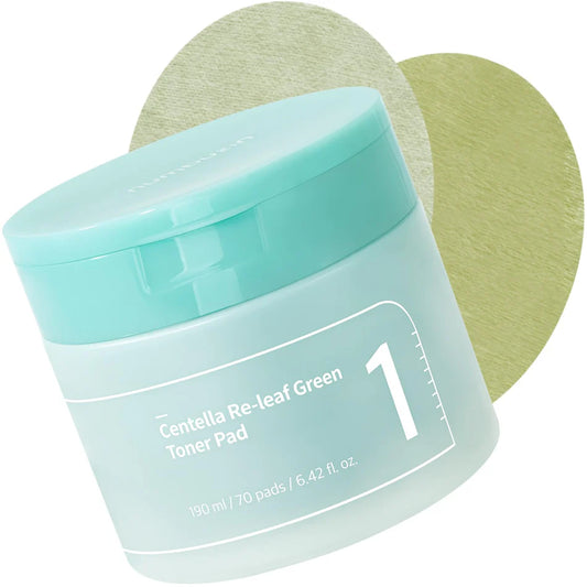 NUMBUZ:N - NO1 CENTELLA RE-LEAF GREEN TONER PAD