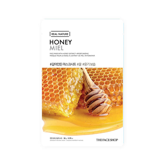 THE FACE SHOP - REAL NATURE FACE MASK WITH HONEY EXTRACT