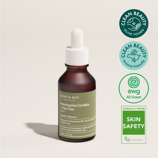 MARY & MAY - HOUTTUYNIA CORDATA + TEA TREE SERUM