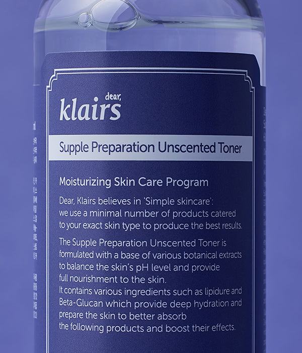 KLAIRS - SUPPLE PREPARATION UNSCENTED TONER