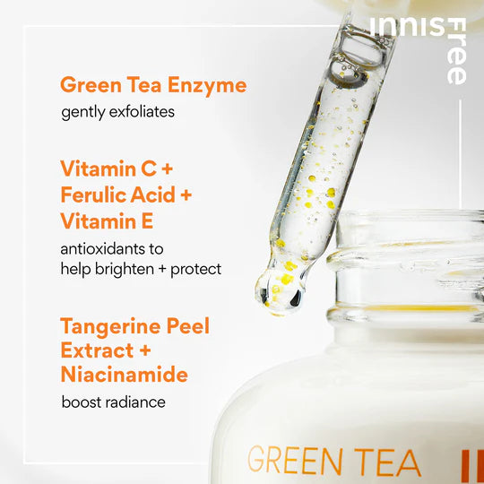 INNISFREE - VITAMIN C GREEN TEA ENZYME BRIGHTENING SERUM