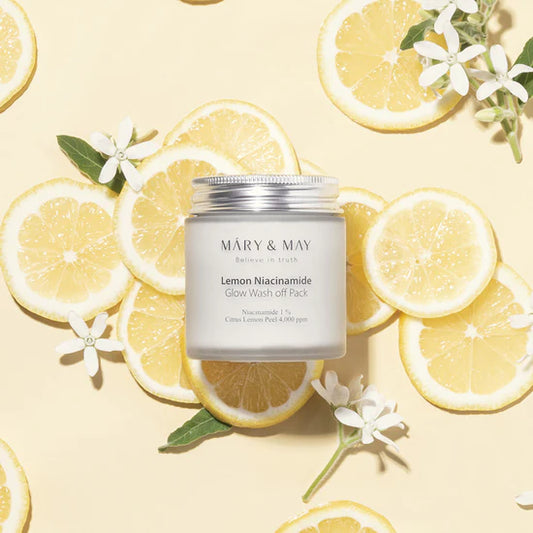 MARY & MAY - VEGAN LEMON NIACINAMIDE GLOW MASK