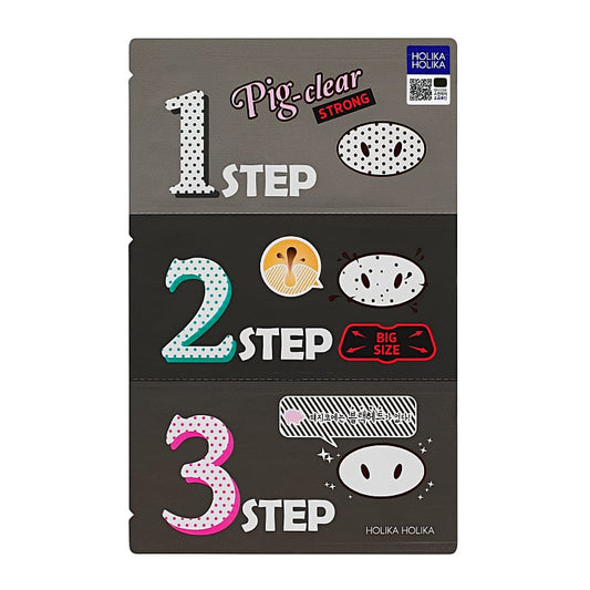 HOLIKAHOLIKA - PIG CLEAR BLACK HEAD 3- STEP KIT