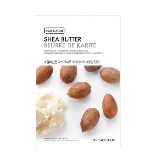 THE FACE SHOP - REAL NATURE FACE MASK WITH SHEA BUTTER EXTRACT